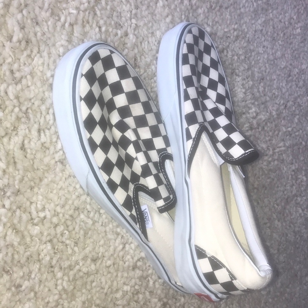 PERFECT condition CHECKERED VANS!